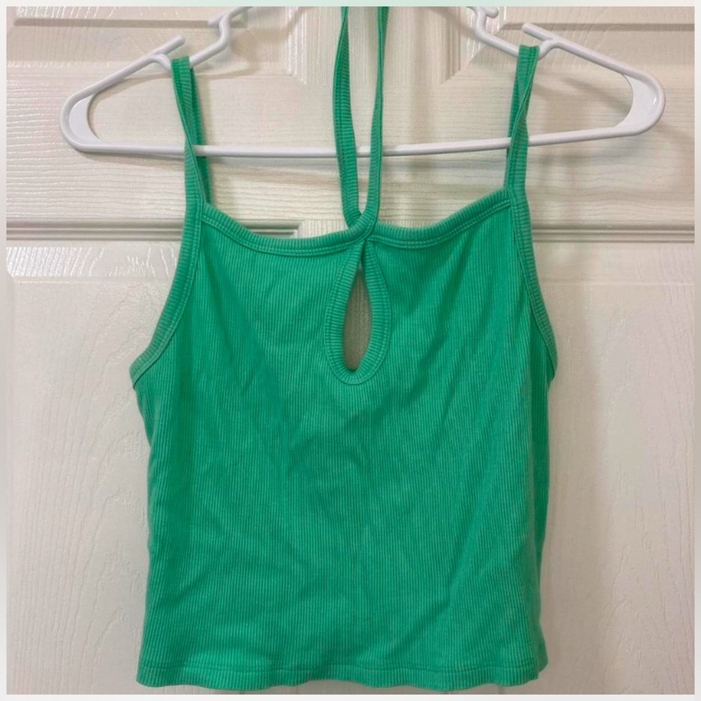 American Eagle Green Tank Too Size Large